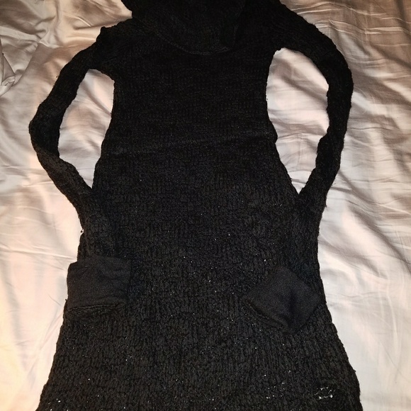 Sz P Helmut Lang Cowl Neck Sweater Dress - Picture 6 of 8
